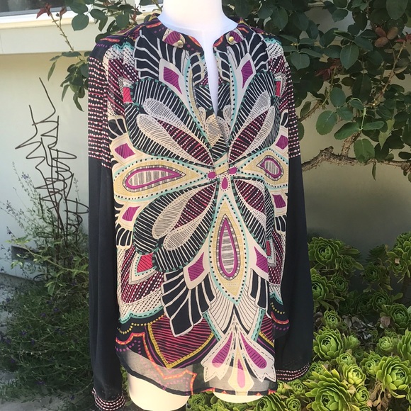 Anthropologie Tops - Gently used blouse mostly navy